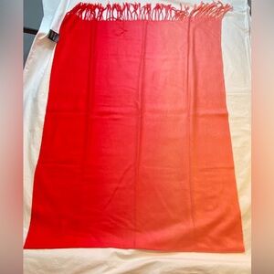 Charlie Paige Hombre Scarf, Pink to Red‎